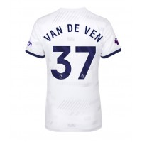 Tottenham Hotspur Micky van de Ven #37 Replika Hemmatröja Dam 2023-24 Kortärmad